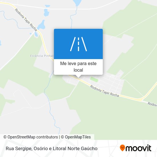 Rua Sergipe mapa