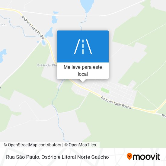 Rua São Paulo mapa
