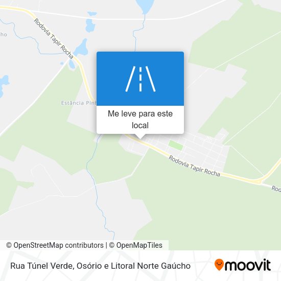 Rua Túnel Verde mapa