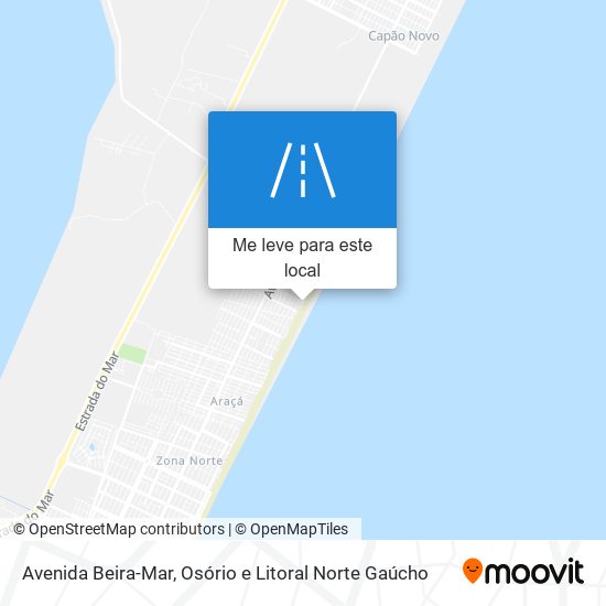 Avenida Beira-Mar mapa