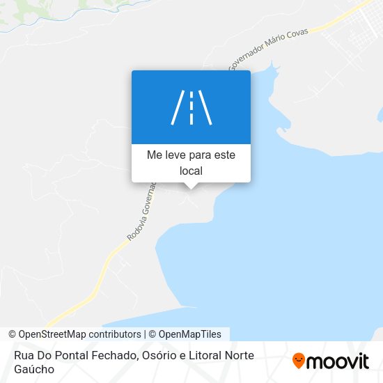 Rua Do Pontal Fechado mapa