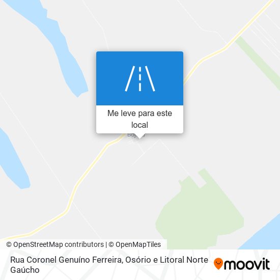 Rua Coronel Genuíno Ferreira mapa
