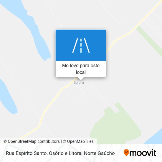 Rua Espírito Santo mapa
