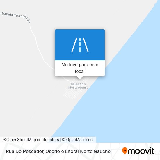 Rua Do Pescador mapa