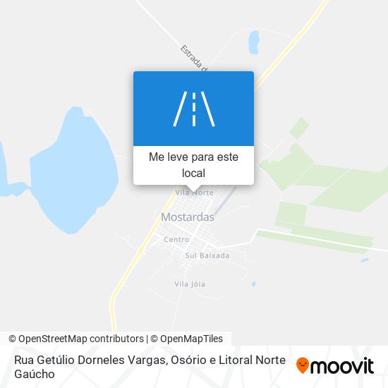 Rua Getúlio Dorneles Vargas mapa