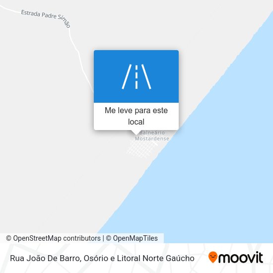 Rua João De Barro mapa