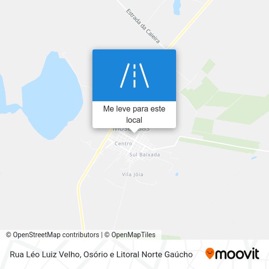 Rua Léo Luiz Velho mapa