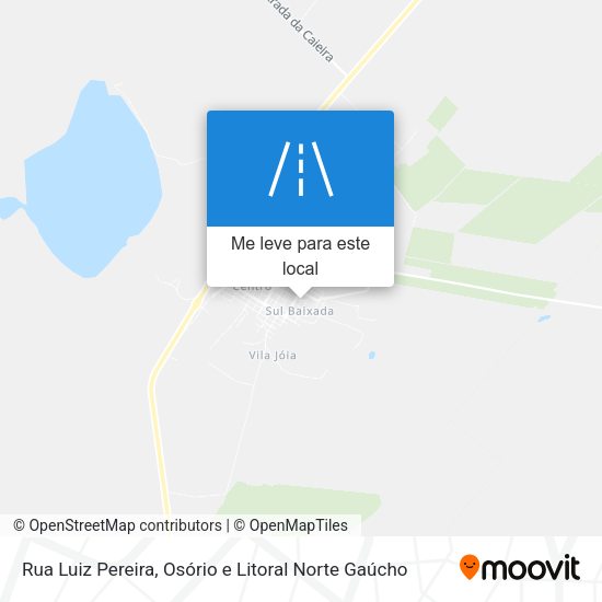 Rua Luiz Pereira mapa