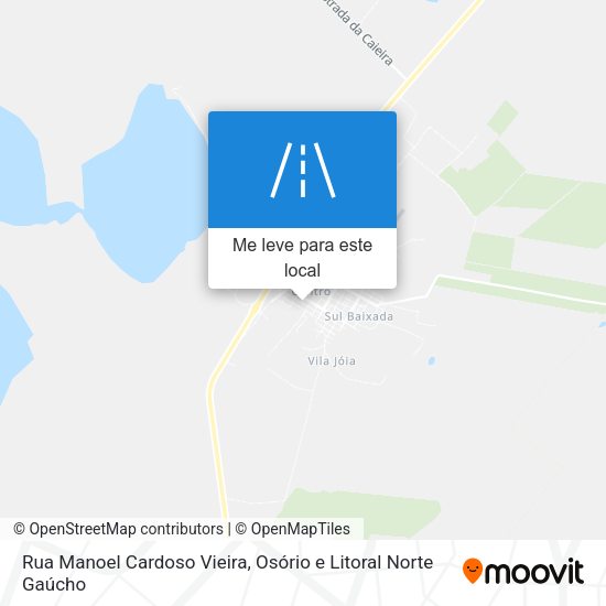 Rua Manoel Cardoso Vieira mapa