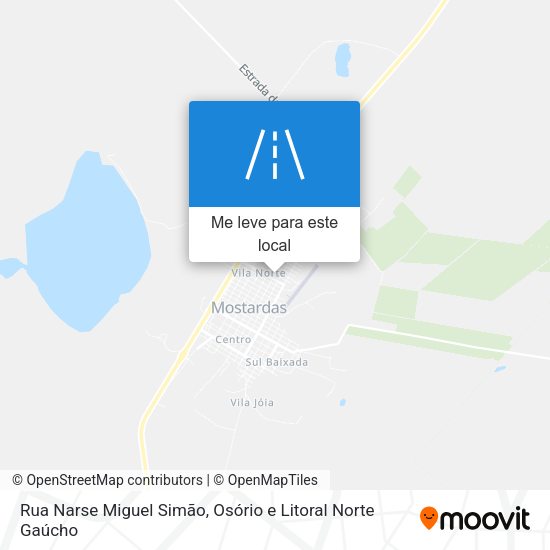 Rua Narse Miguel Simão mapa