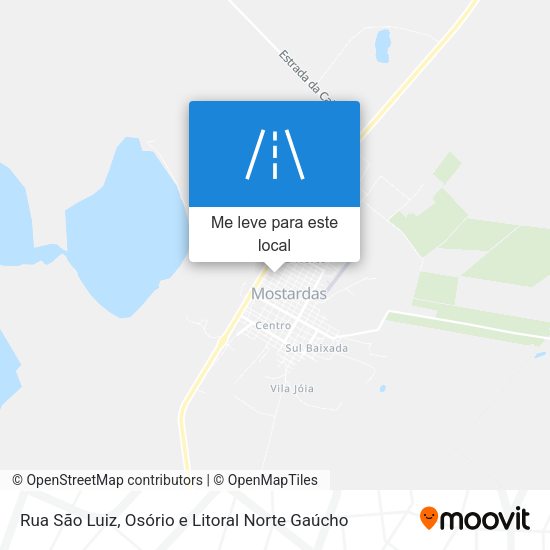 Rua São Luiz mapa
