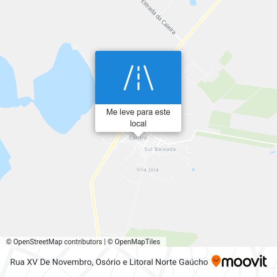 Rua XV De Novembro mapa