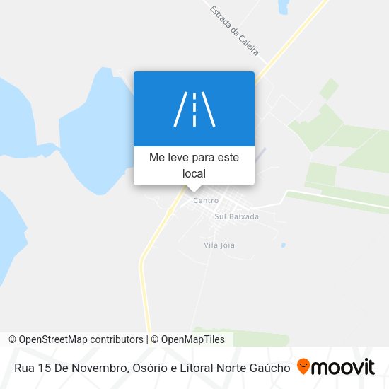Rua 15 De Novembro mapa