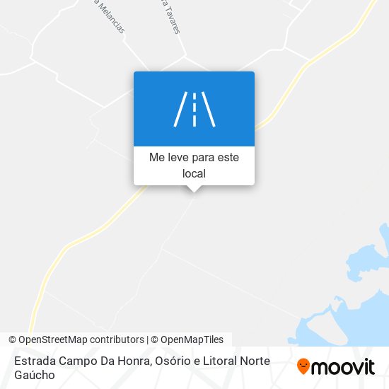 Estrada Campo Da Honra mapa