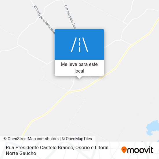 Rua Presidente Castelo Branco mapa