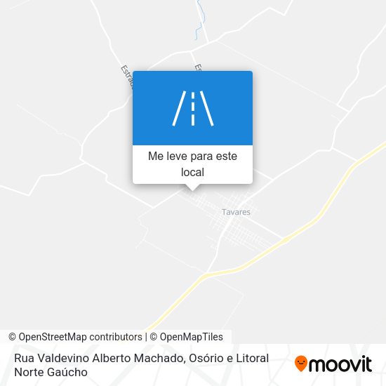 Rua Valdevino Alberto Machado mapa