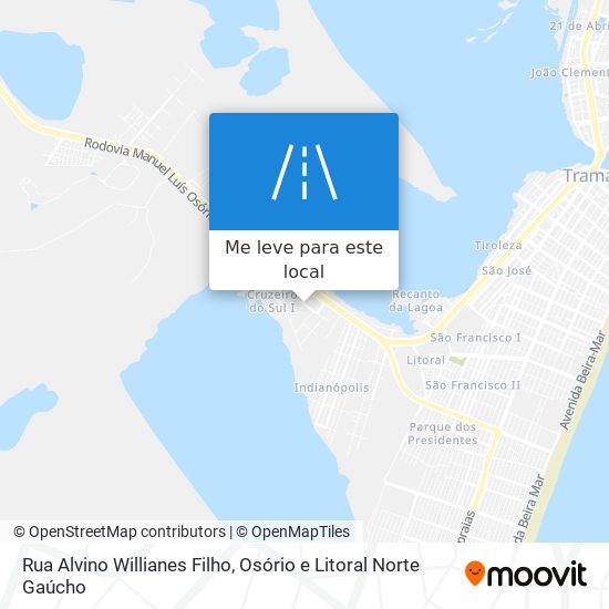 Rua Alvino Willianes Filho mapa