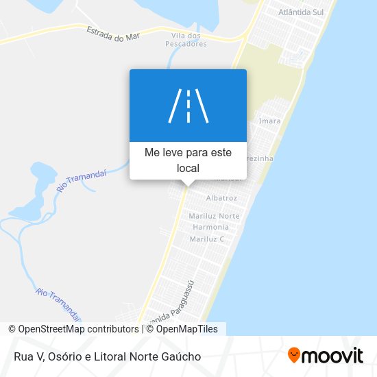 Rua V mapa