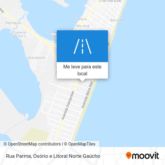 Rua Parma mapa