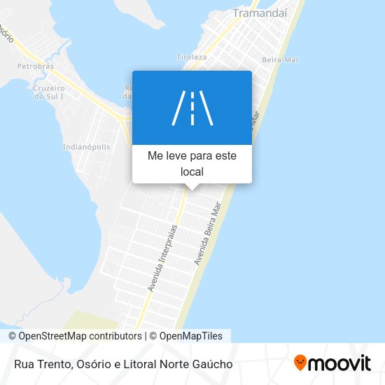 Rua Trento mapa