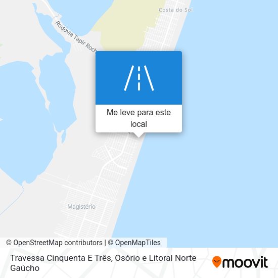Travessa Cinquenta E Três mapa