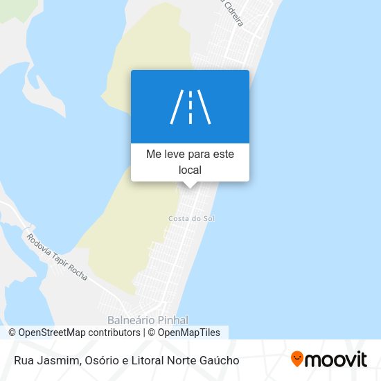 Rua Jasmim mapa