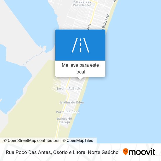 Rua Poco Das Antas mapa