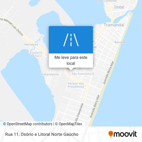 Rua 11 mapa