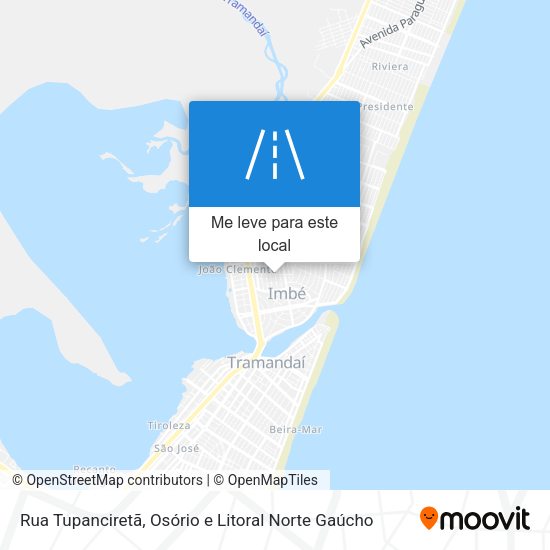 Rua Tupanciretã mapa