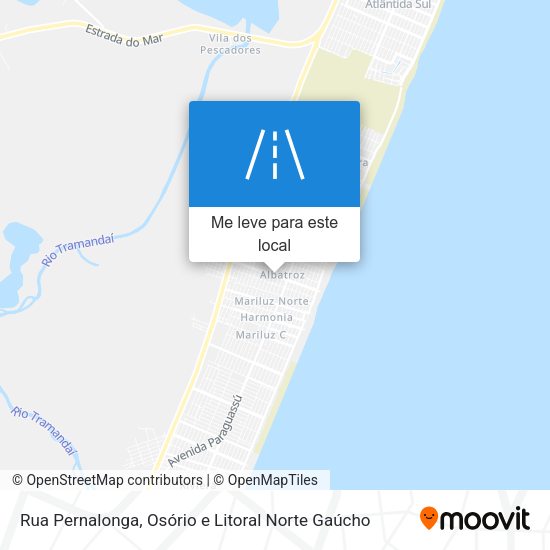 Rua Pernalonga mapa