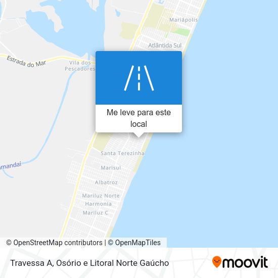 Travessa A mapa