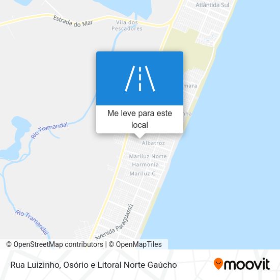 Rua Luizinho mapa
