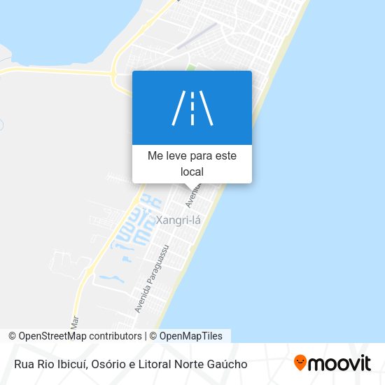 Rua Rio Ibicuí mapa