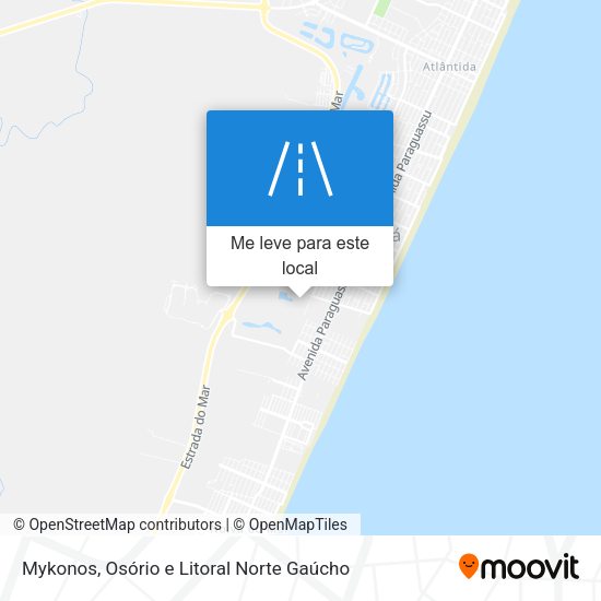 Mykonos mapa