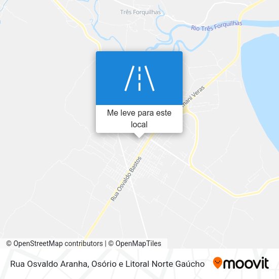 Rua Osvaldo Aranha mapa