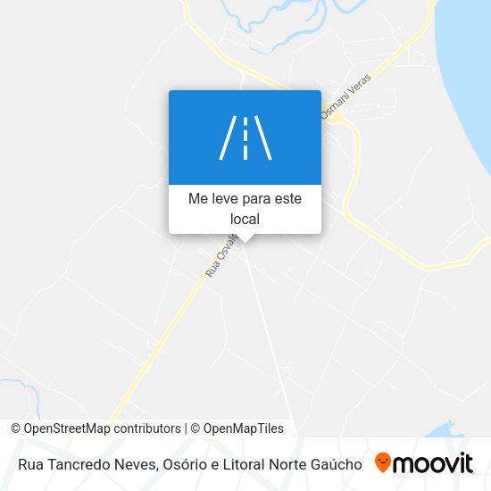 Rua Tancredo Neves mapa