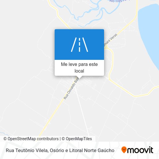 Rua Teutônio Vilela mapa