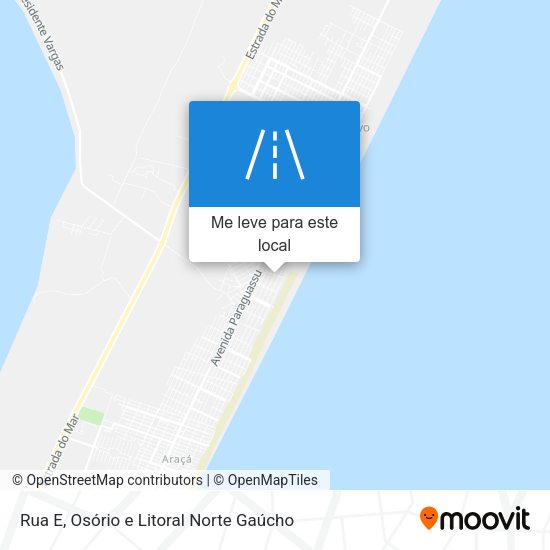 Rua E mapa