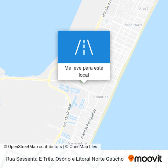 Rua Sessenta E Três mapa
