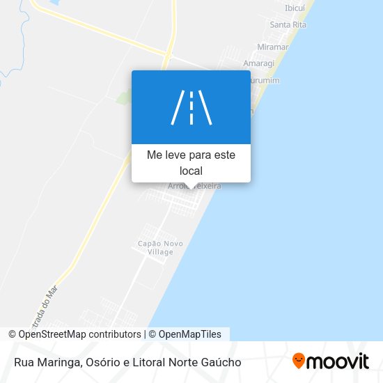 Rua Maringa mapa
