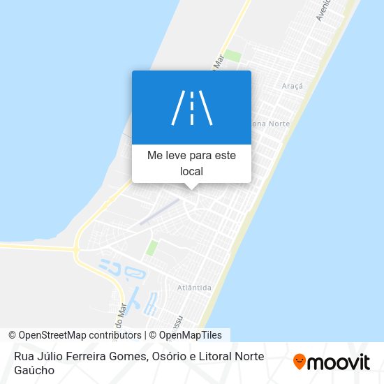 Rua Júlio Ferreira Gomes mapa