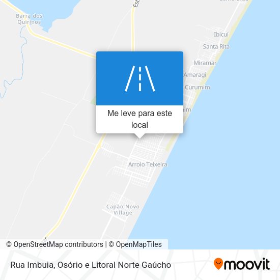 Rua Imbuia mapa
