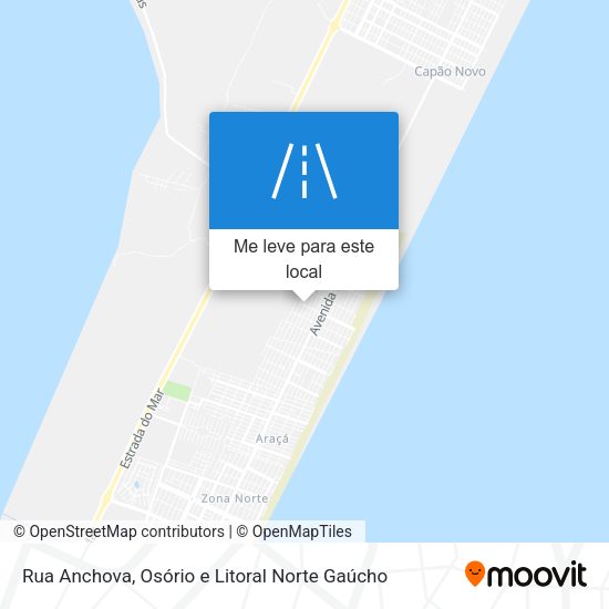 Rua Anchova mapa