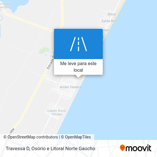 Travessa D mapa