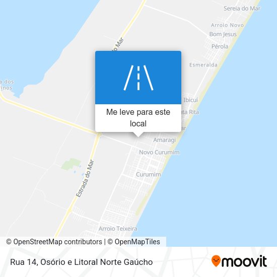 Rua 14 mapa