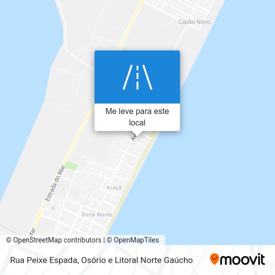 Rua Peixe Espada mapa