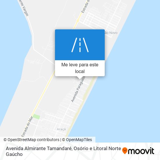 Avenida Almirante Tamandaré mapa