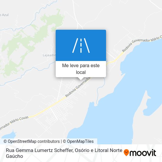 Rua Gemma Lumertz Scheffer mapa