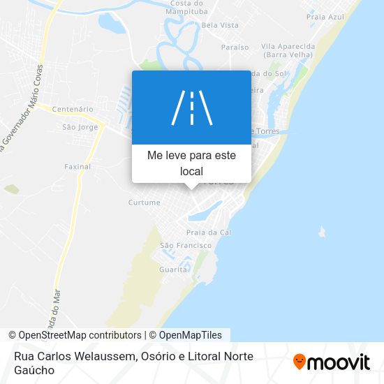 Rua Carlos Welaussem mapa