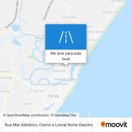 Rua Mar Adriático mapa